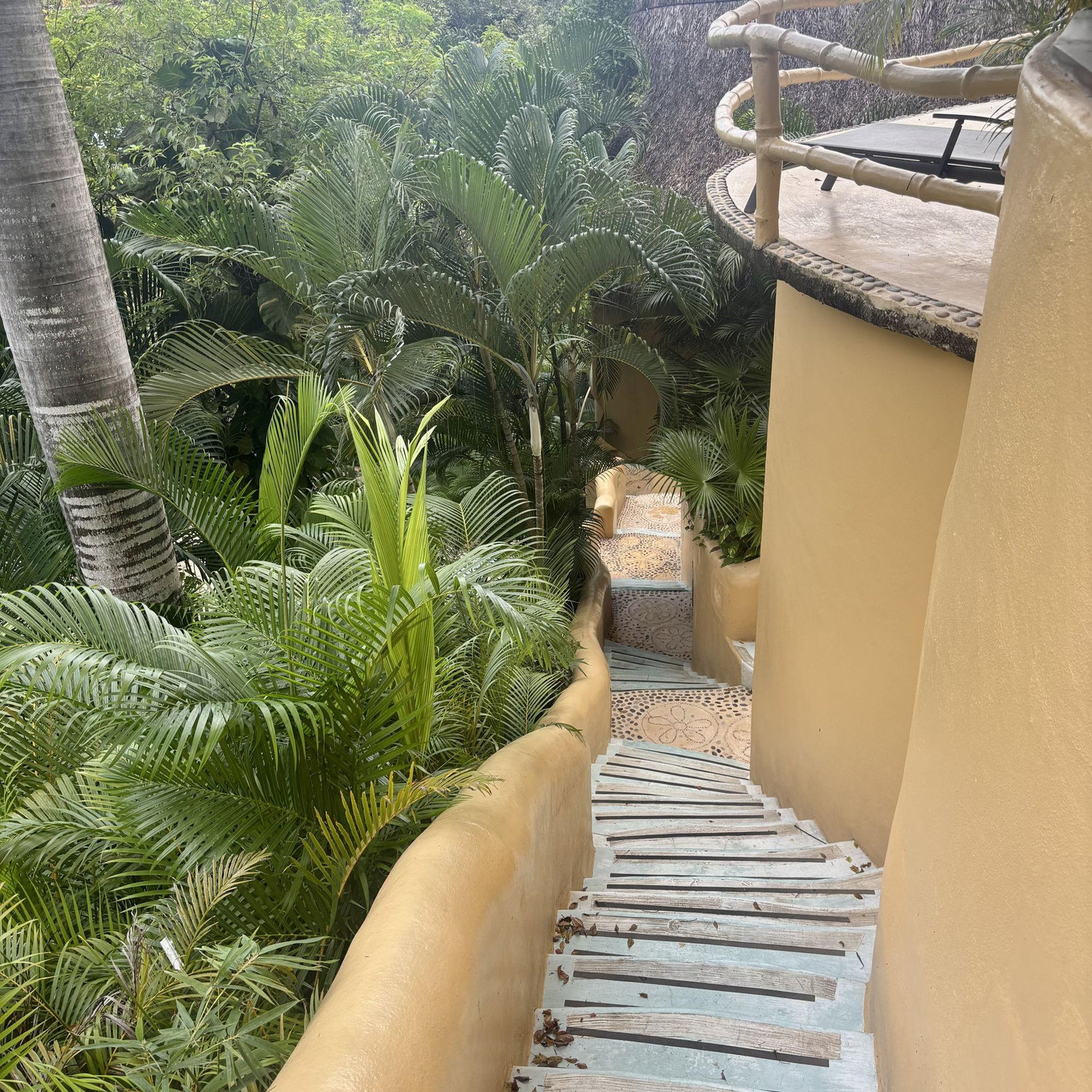 The stairs at Amor Boutique Hotel... No elevators here!