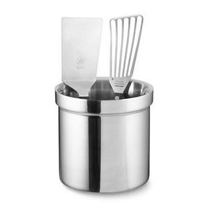 Partitioned Utensil Holder Stainless Steel