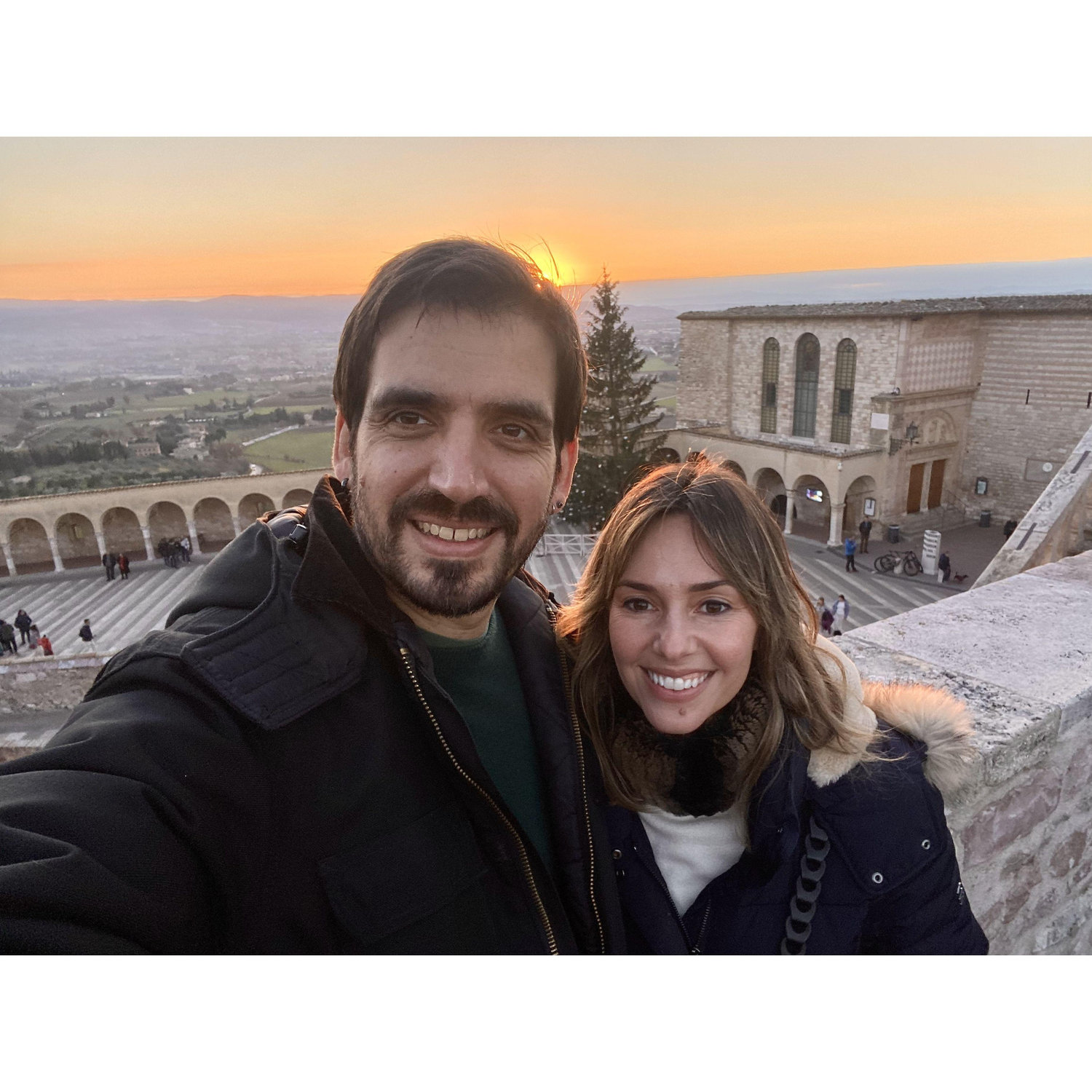 This is us in Assisi during the winter!