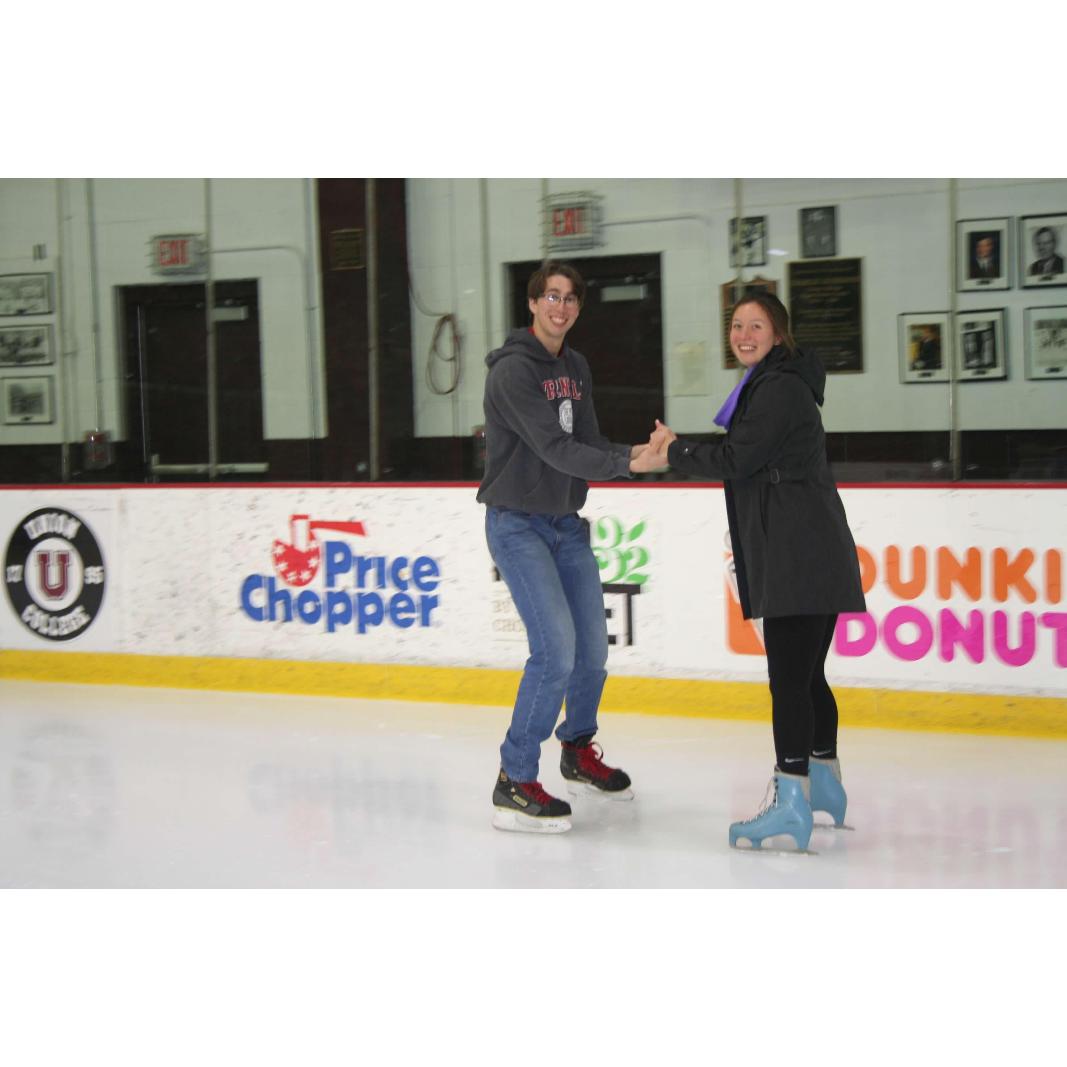 Gideon's an expert skater while Mackenzie tends to fall over.