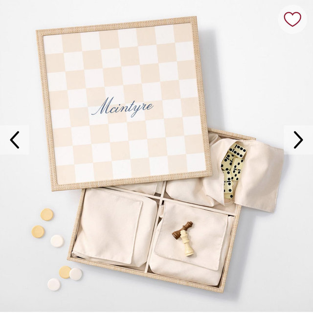 3-in-1 Raffia Chess, Checkers and Dominoes Game Set