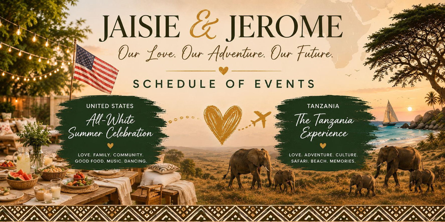 The Wedding Website of Jaisie Stevens and Jerome Pyuzza