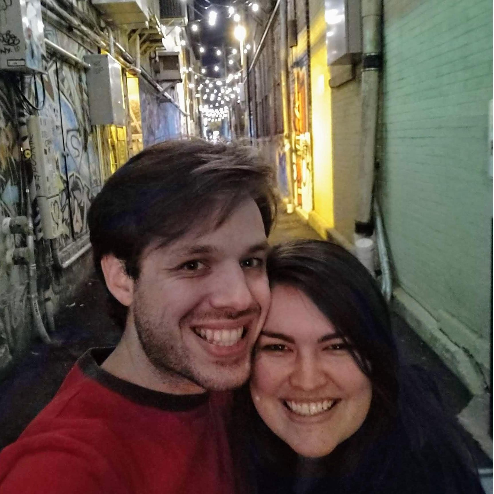 Off market square in Knoxville, TN - December, 2018