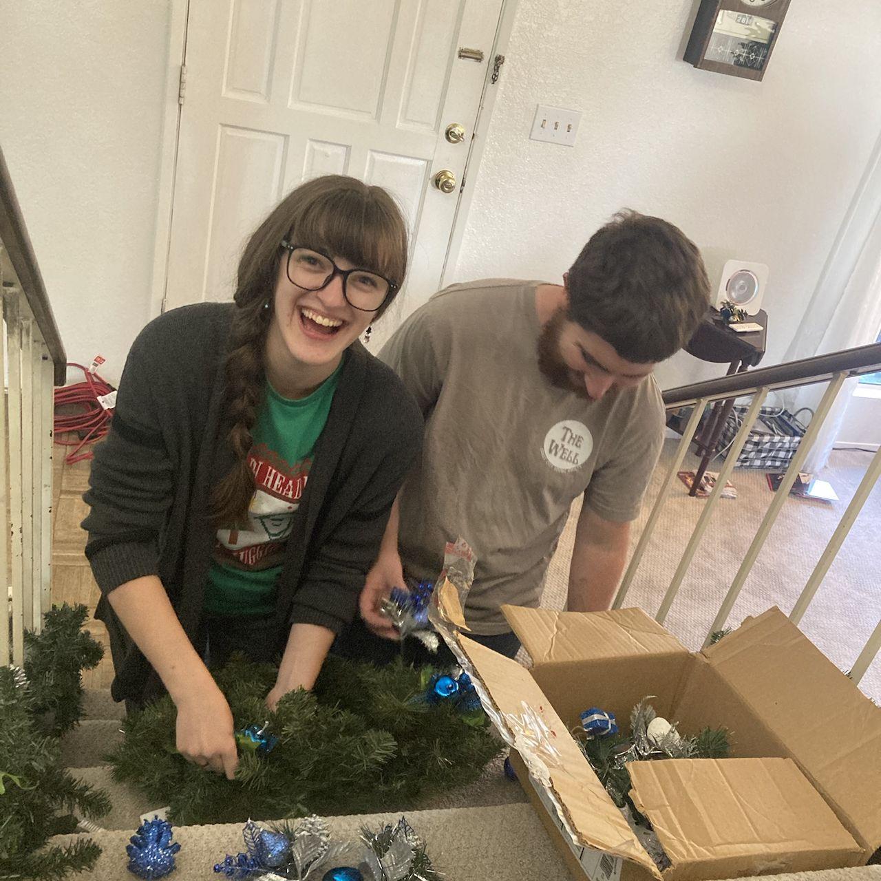 Christmas decorating