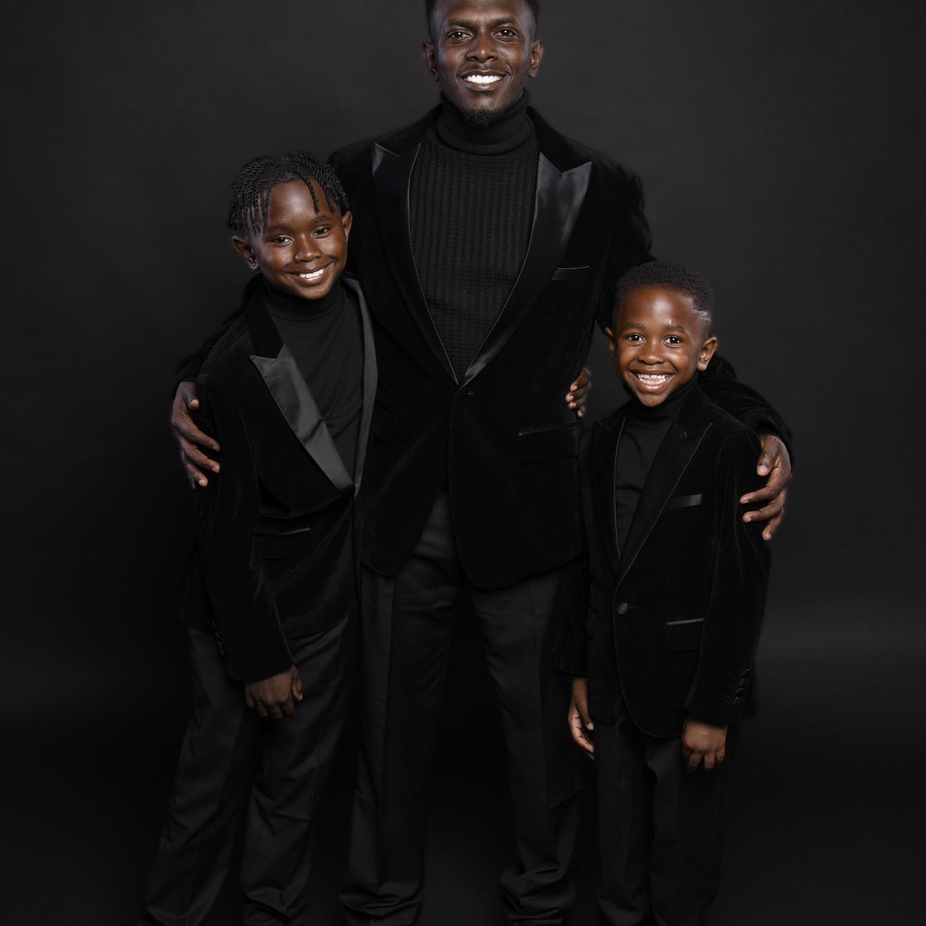 " A father's love isn't measured in words but in the sacrifice he makes for his family"

Just the Three of Us