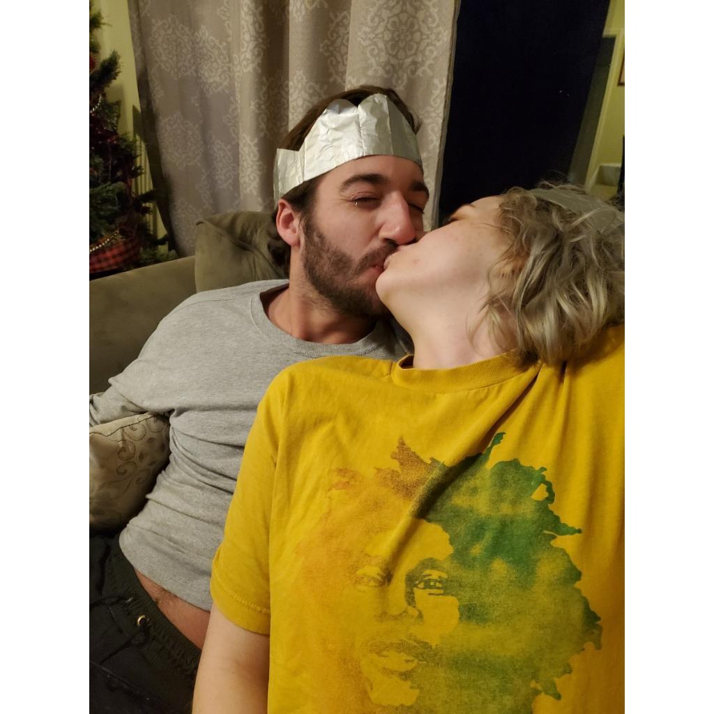 our first New Years kiss