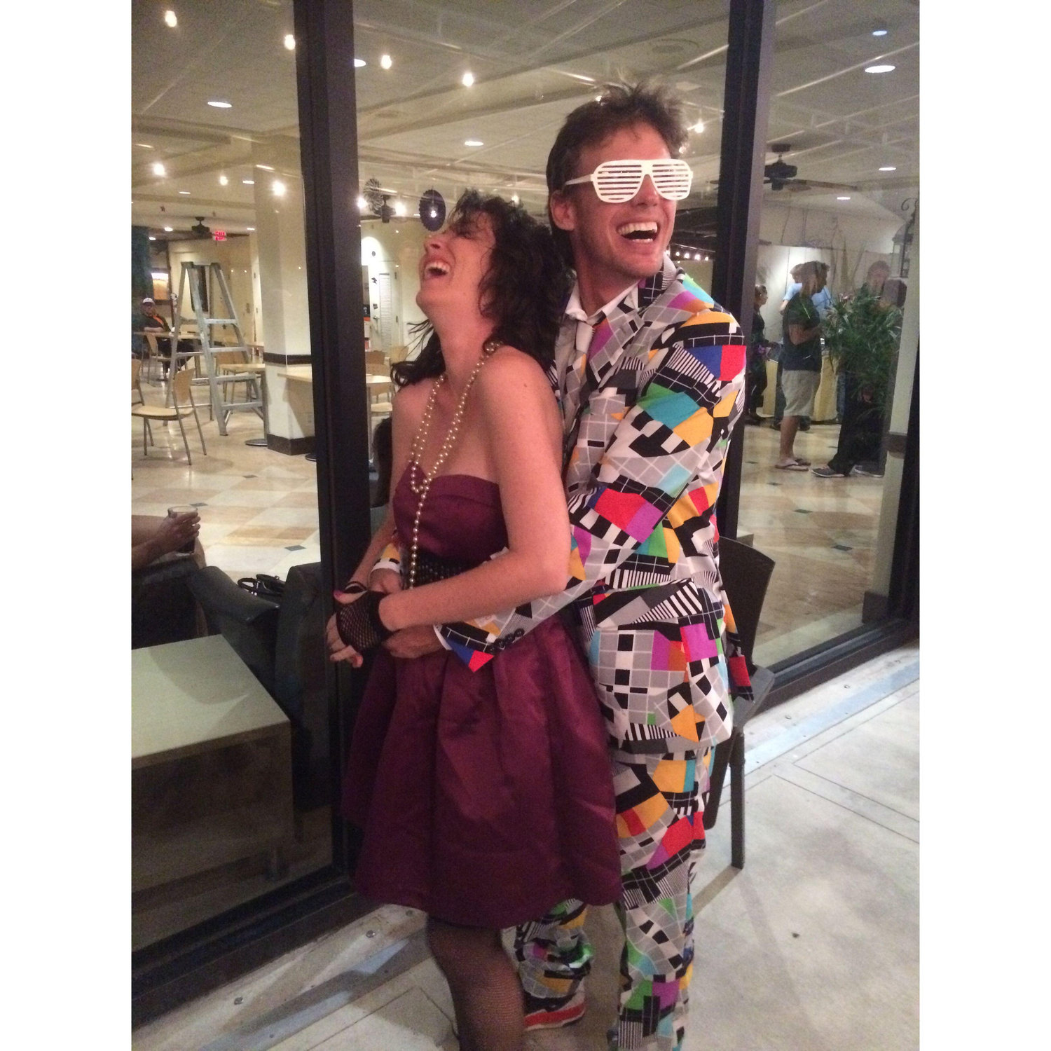 "80s prom" at the Wetlab