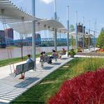 Walk along Smale Riverfront Park