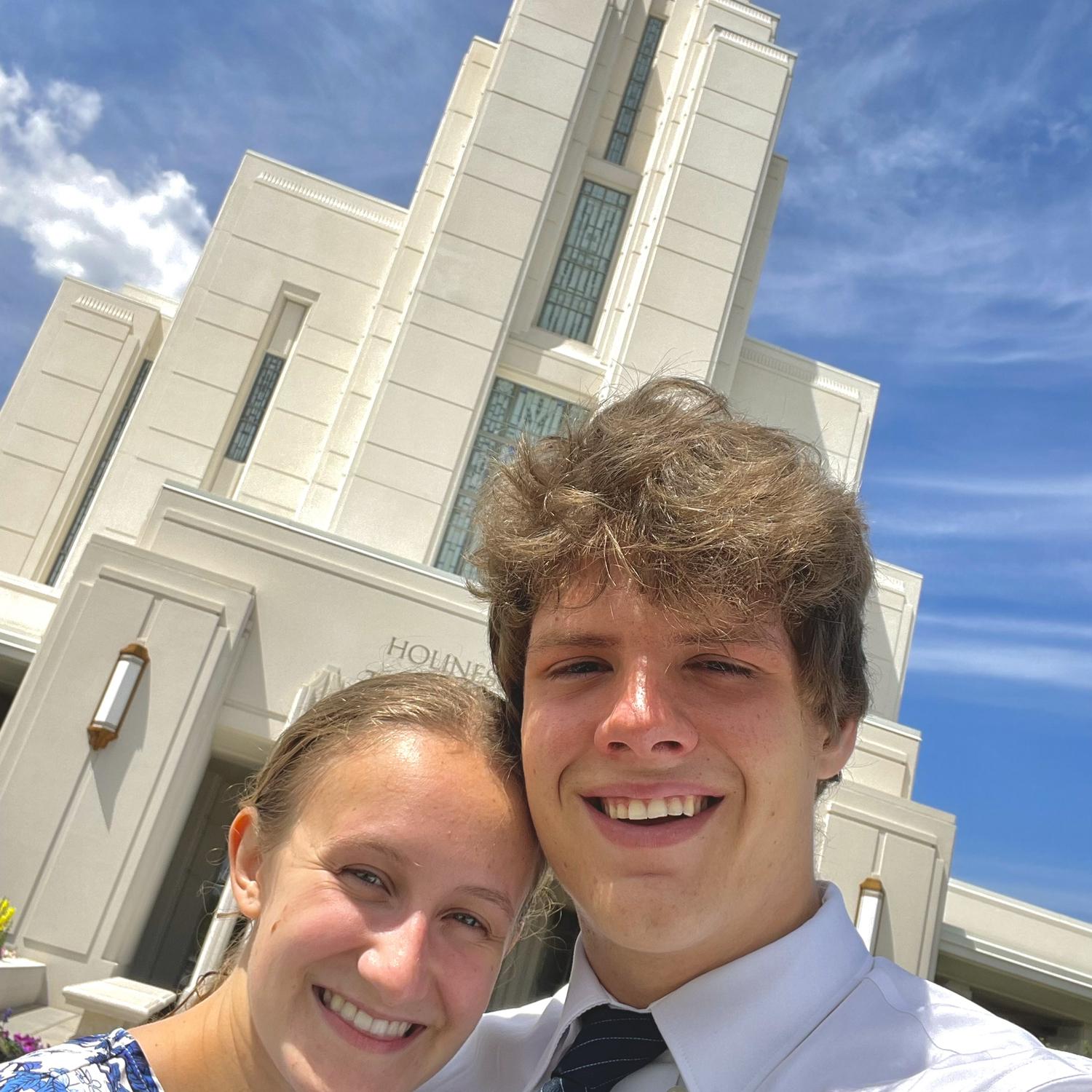 Our first temple trip together!