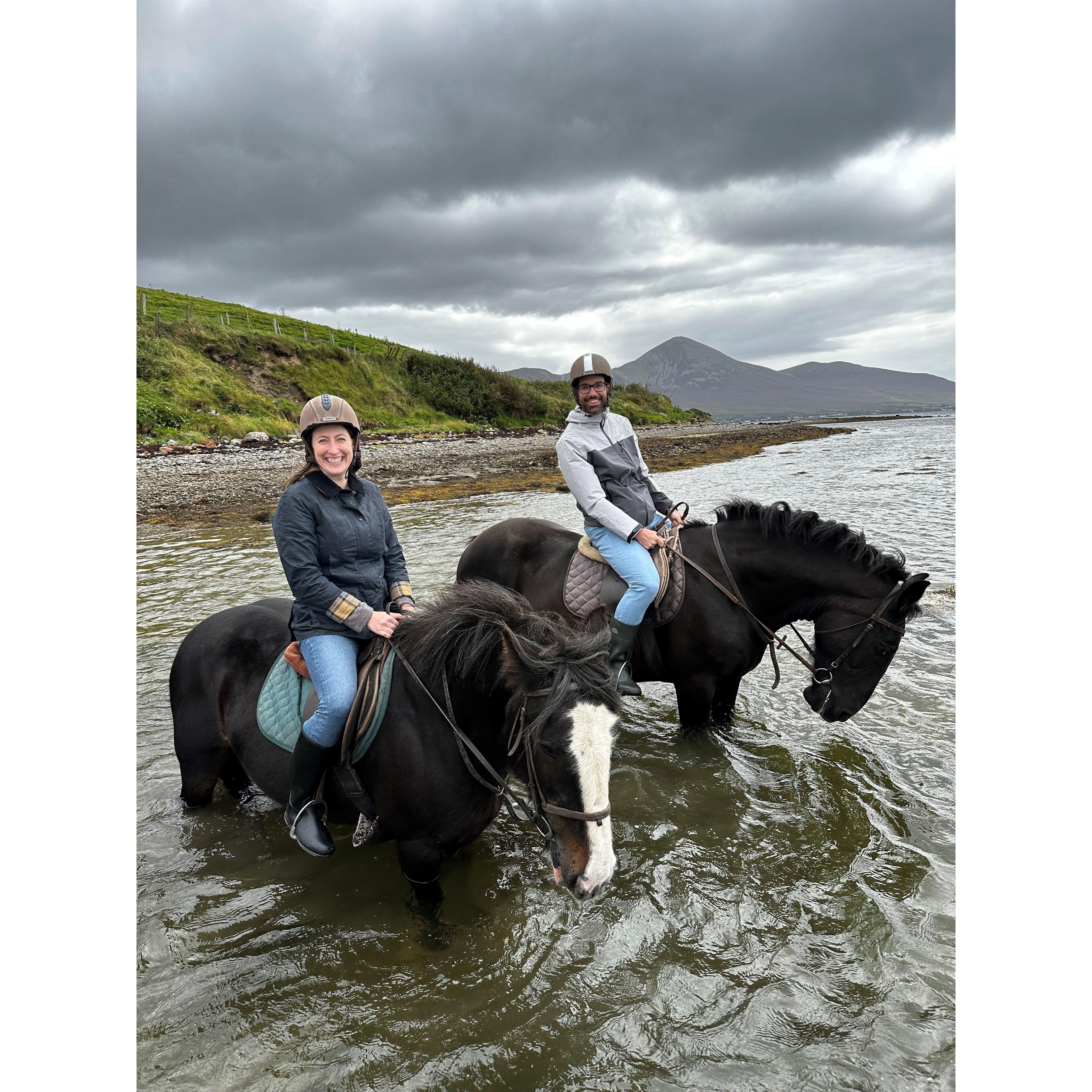 Riding horses in Ireland 2023