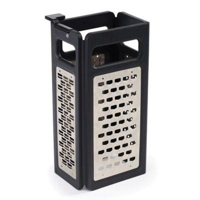 Joseph Joseph® 4-in-1 Stainless Steel Fold Flat Grater™ in Black