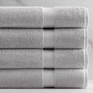 Monogrammed 802-Gram Turkish Towel Collection Bath Towel - Pewter