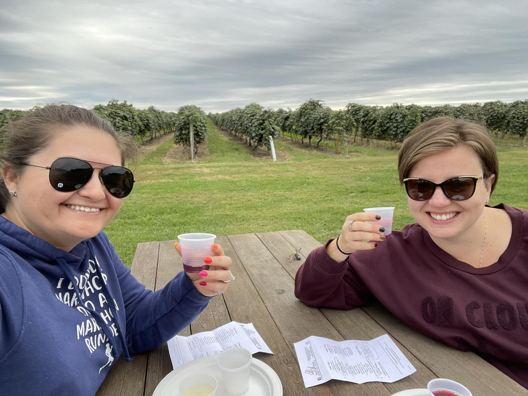 Wine tasting in Erie.