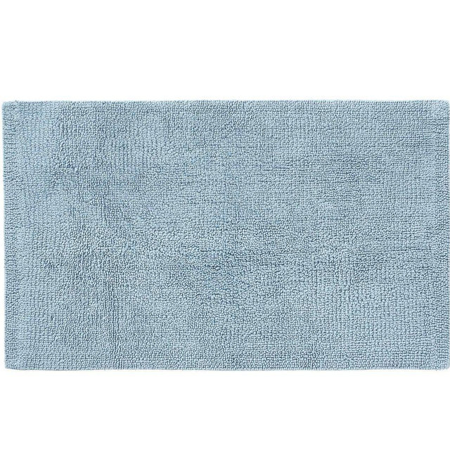 Classic Organic Loop Bath Mat, Light Blue, 27" x 45"