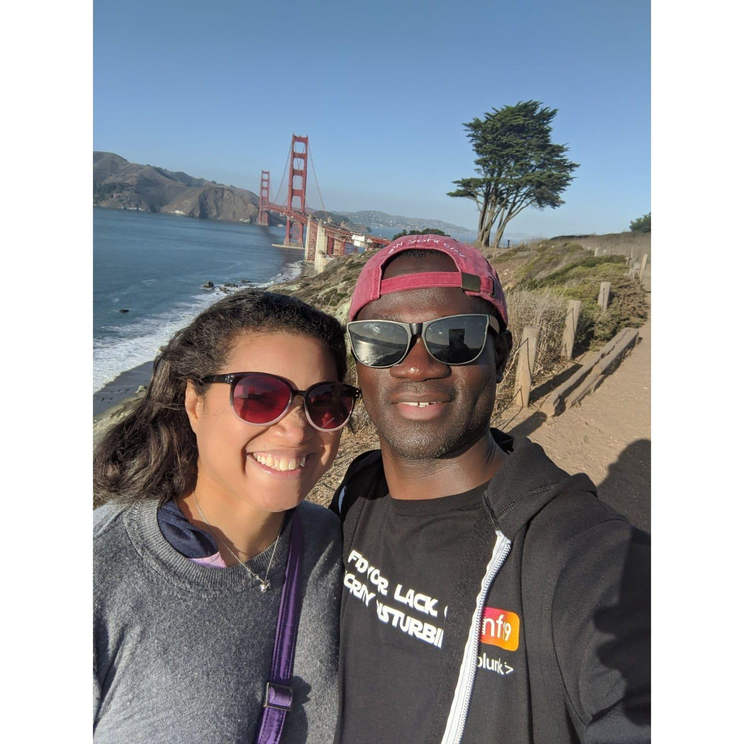 Overlooking the Golden Gate Bridge