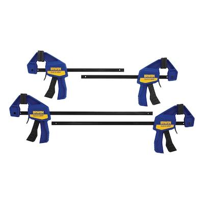 IRWIN QUICK-GRIP 4-Pack Assorted Mini One Handed Bar Clamp