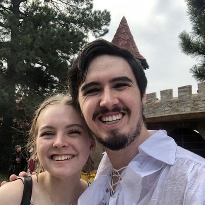 Dressed up for the Ren fair!
