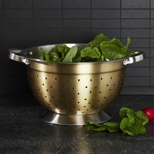 Gold Accent Footed Colander