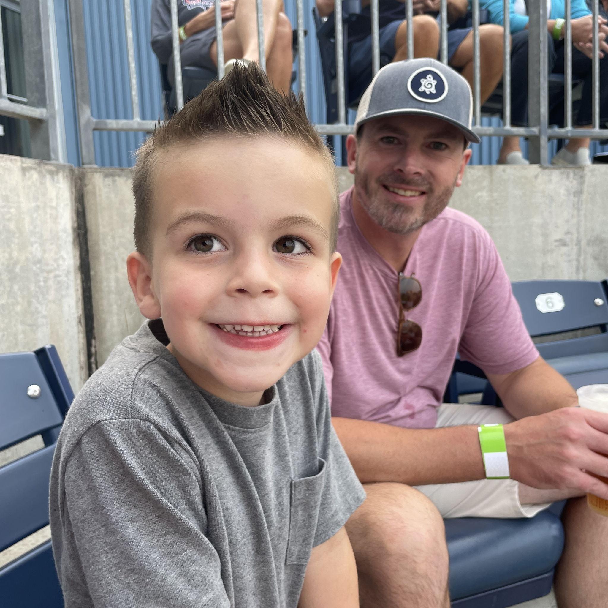 Woo Sox games are our favorite family outing!