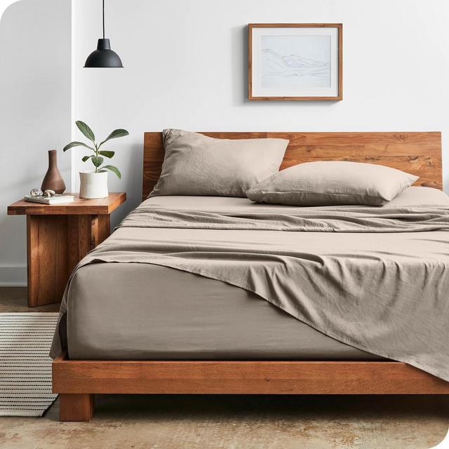 Sandwashed Microfiber Pebble Beach Queen Sheet Set by Bare Home