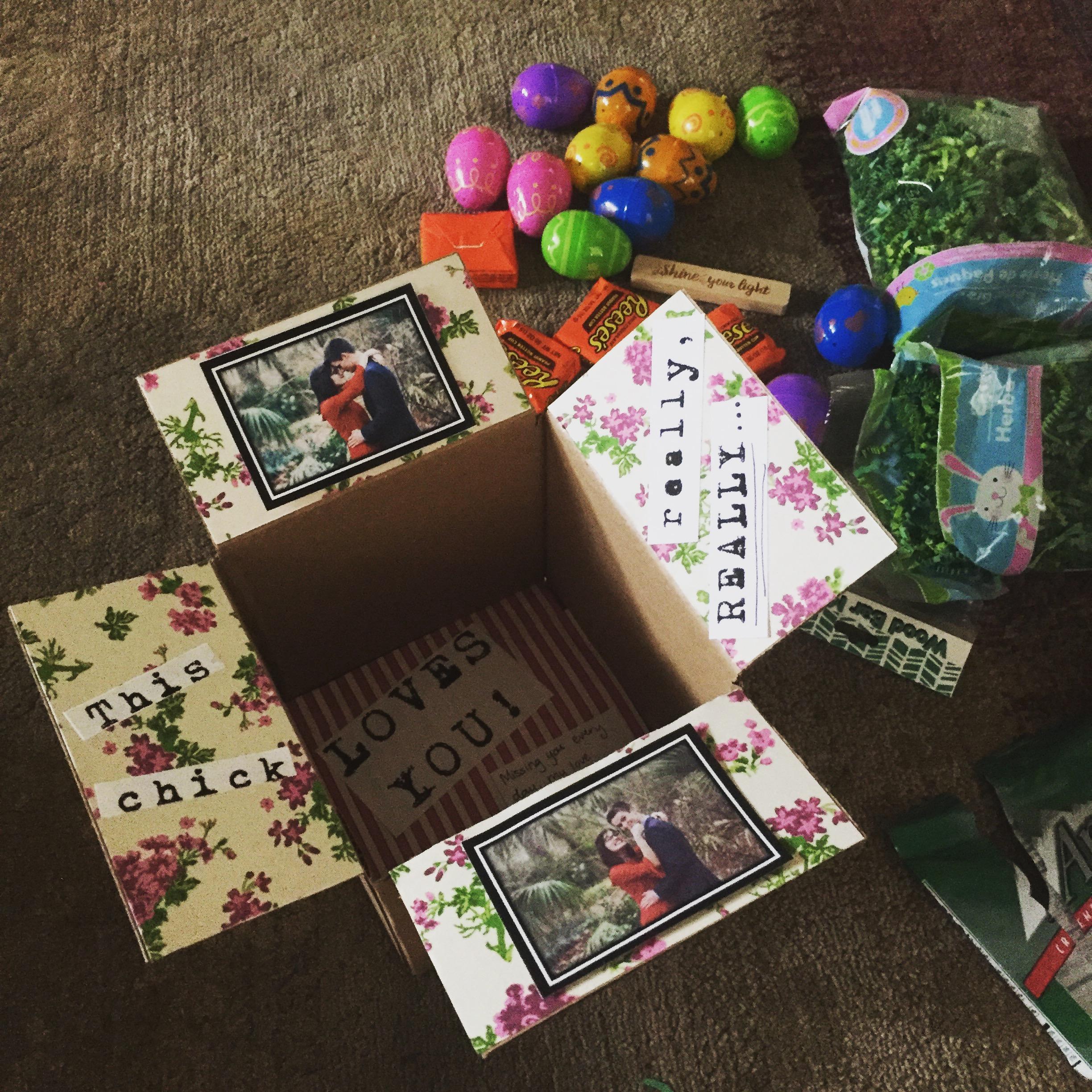 March 2018: Connor's surprise Easter package from Texas! He was so surprised and shocked when he opened it!