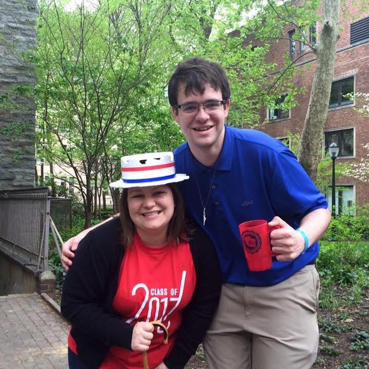 We both graduated from Penn. Here we are at Matthew's Final Toast/Aubrie's Hey Day in 2016.