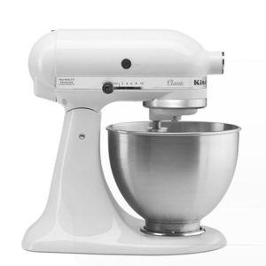 Classic™ Series 4.5 Quart Tilt-Head Stand Mixer White K45SSWH | KitchenAid