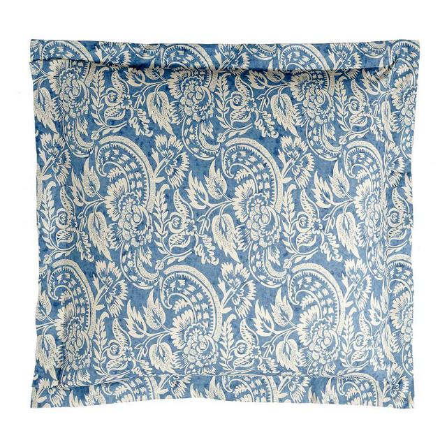 Alessandra Organic Percale Sham, Euro, Navy