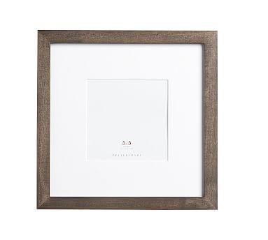 Wood Gallery Single Opening Frame, 5 x 5 - Charcoal