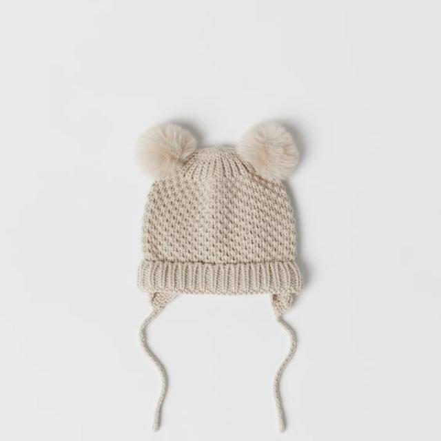 Zara Baby Pompom Knit Hat