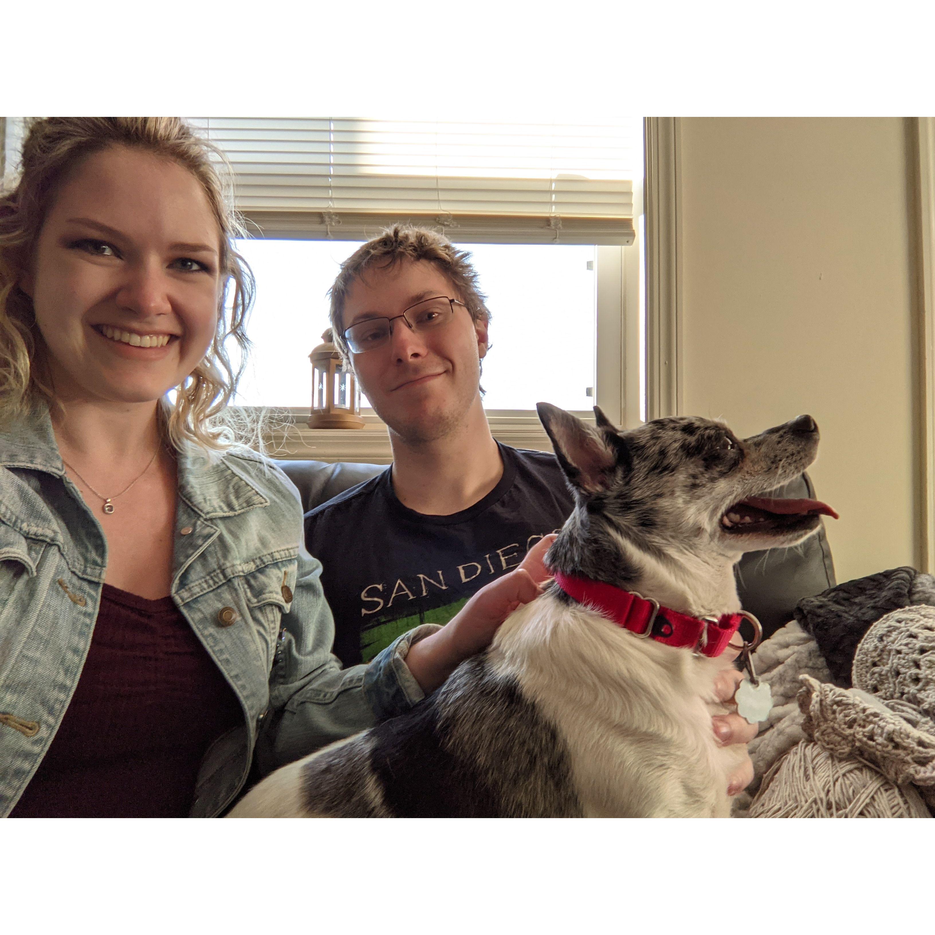 Our first family photo with Elliott