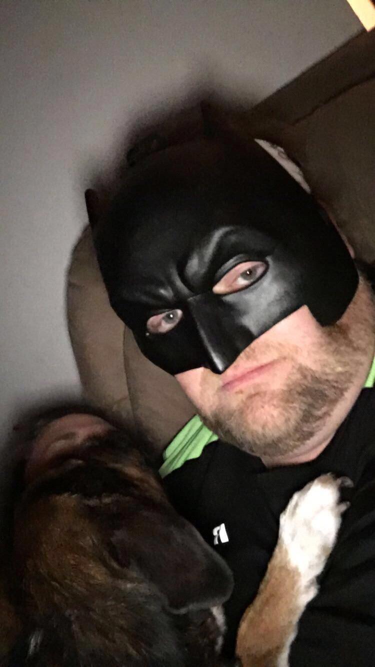 He....is....Batman!! ❤️😂😂😂😂😂😂