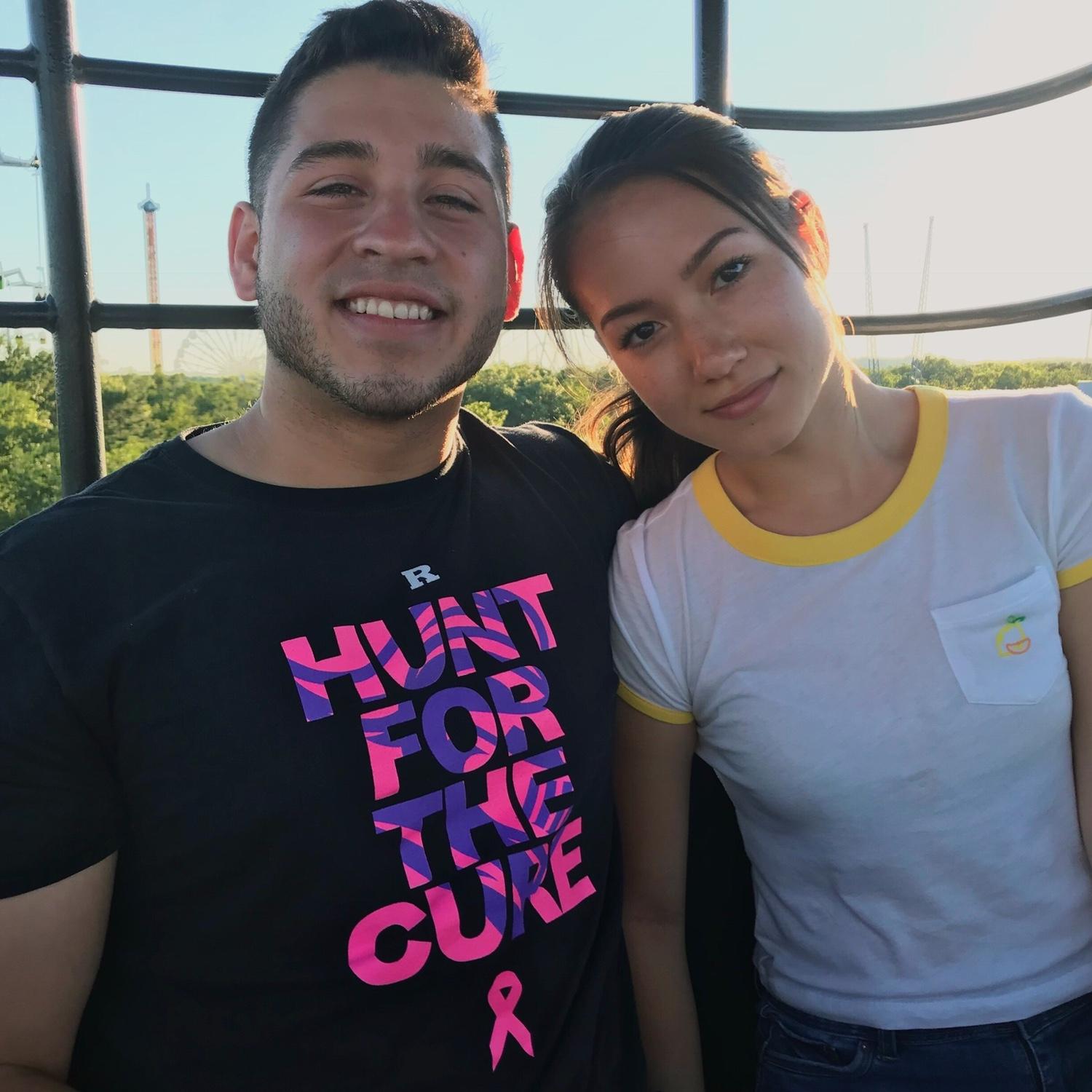 July 2018 - at Six Flags Great Adventure- almost 1 year into dating