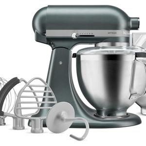 Artisan® Series 5 Quart Tilt-Head Stand Mixer with Premium Accessory Pack - Juniper | KitchenAid US