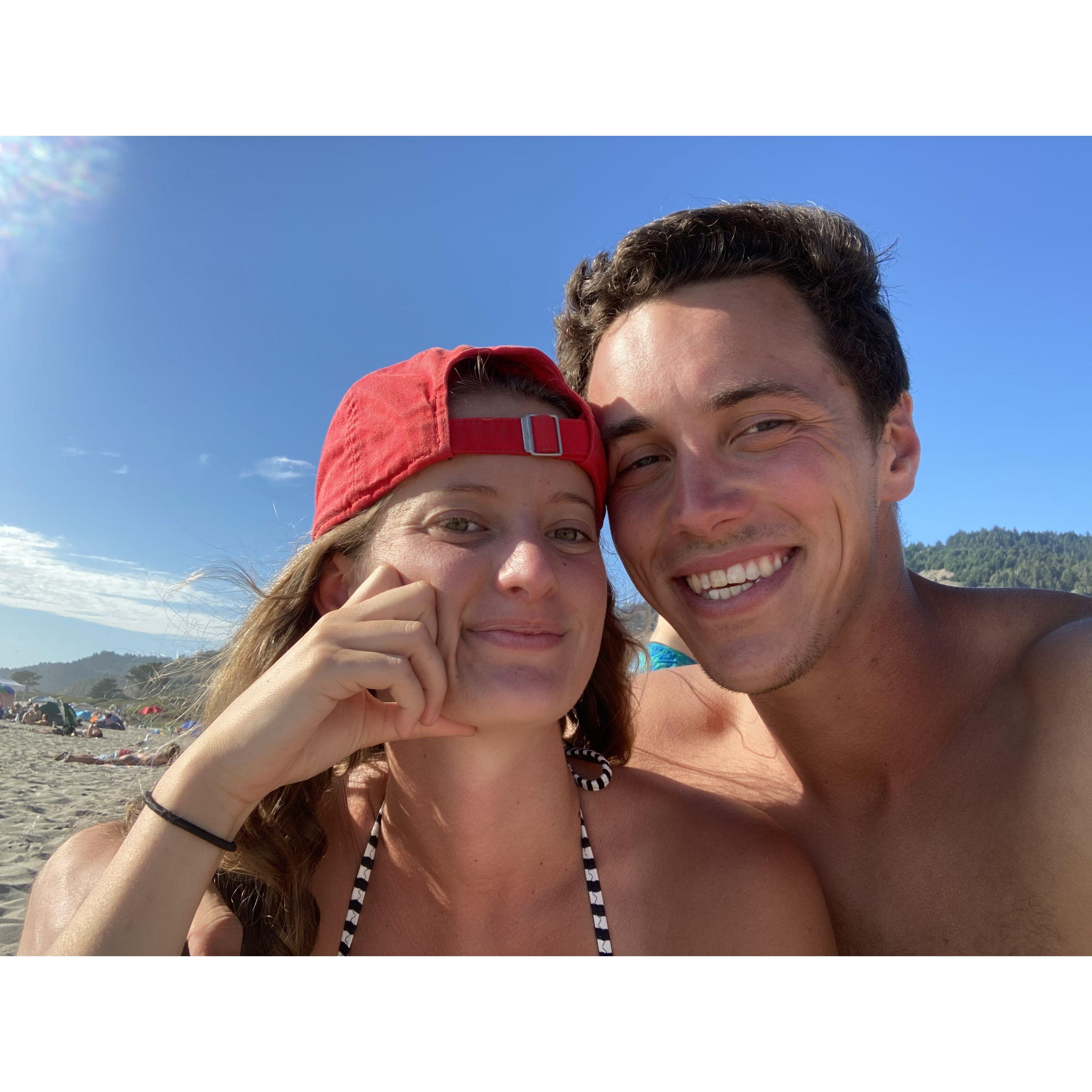 Stinson Beach, CA: Trey's first visit to Stinson (2020)