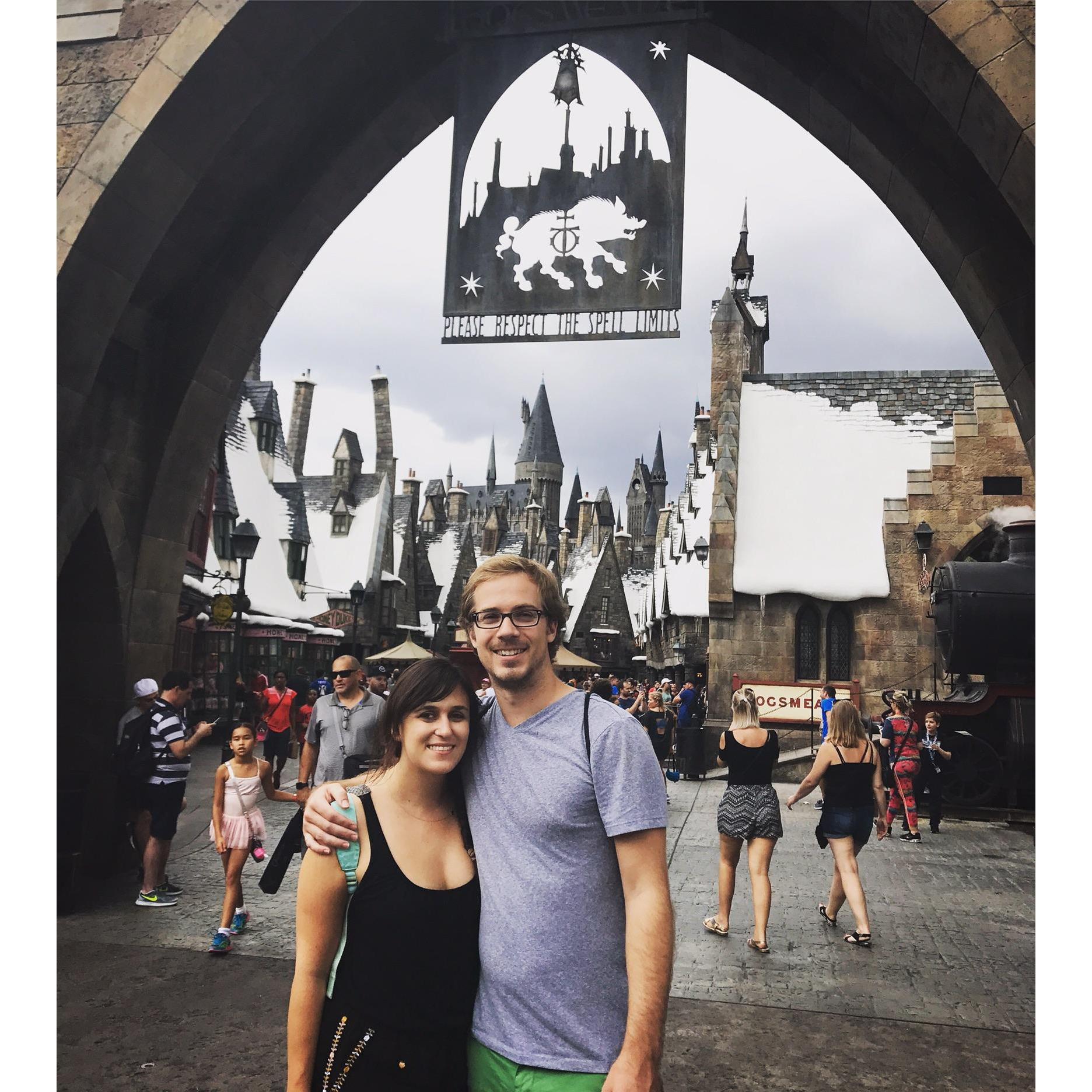 Feeling the magic at Harry Potter World