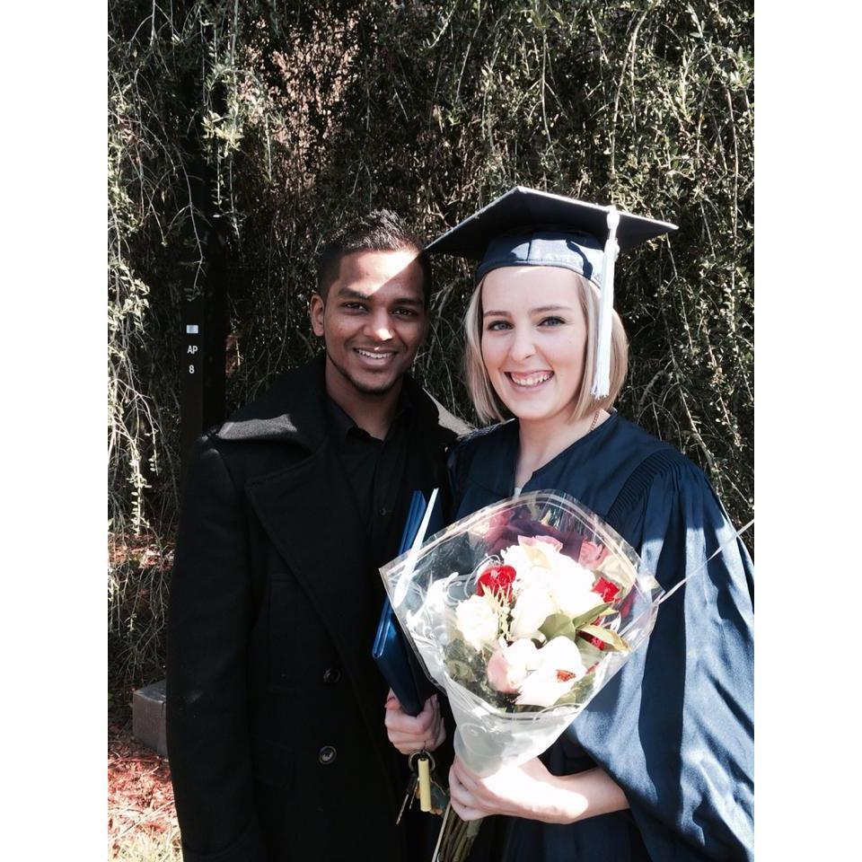 Ellie's college graduation December 2013