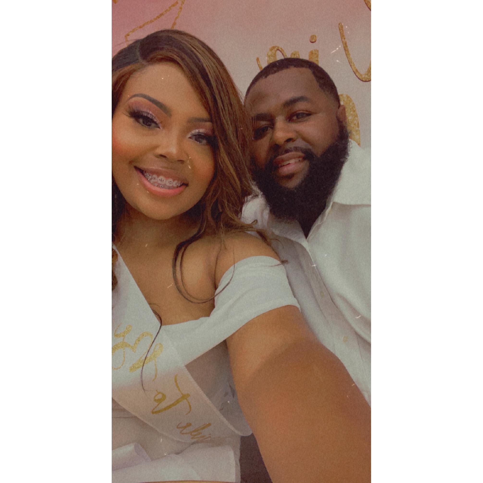 Us at the Bridal shower.