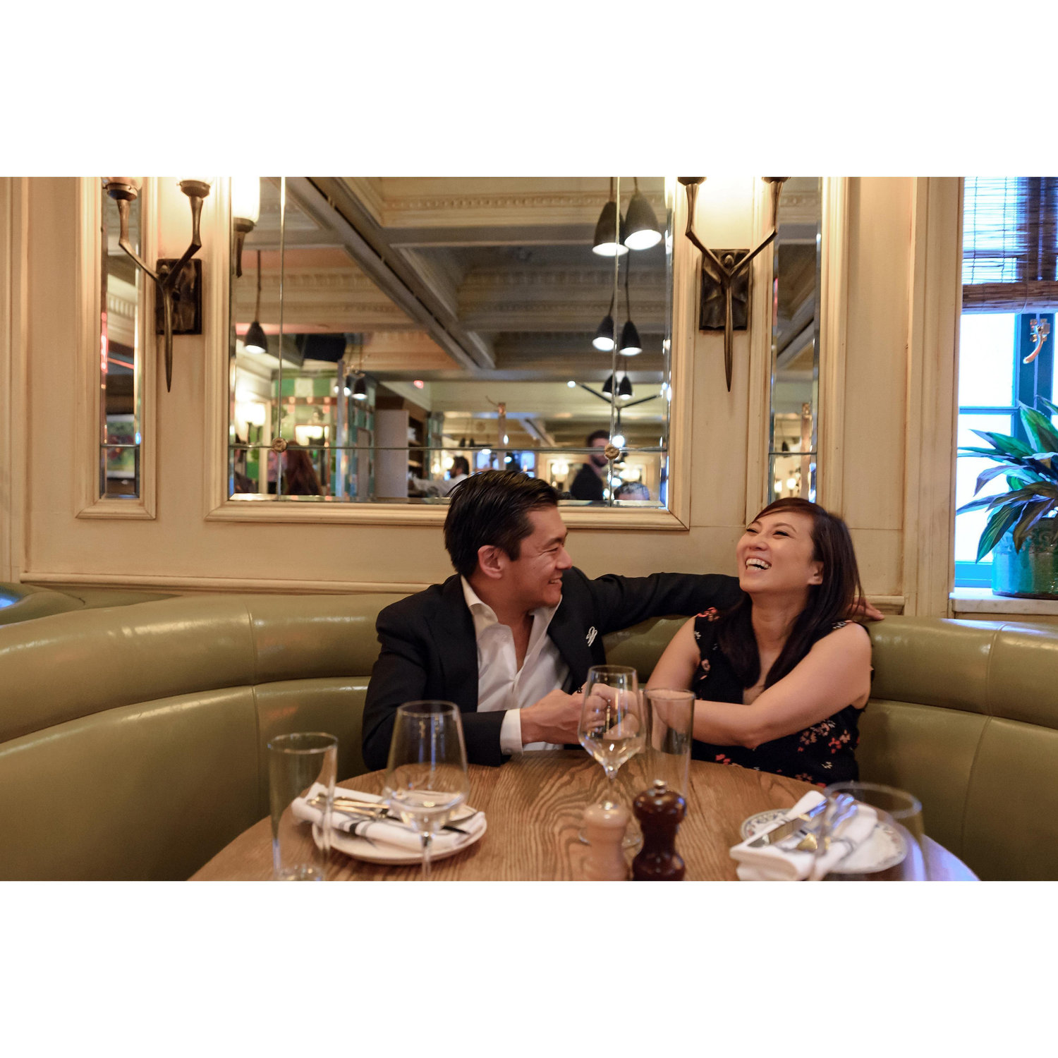 The Marlton Hotel's restaurant -- where we first met at a work breakfast before we started at Time Inc.