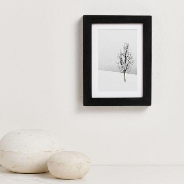 Wood Gallery Frame, 6"x8" Overall (4"x4", 4"x6" Opening) - Black
