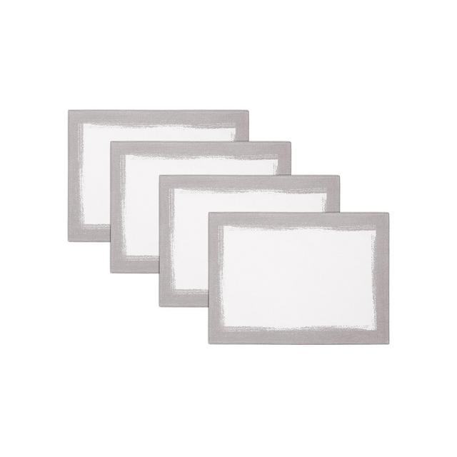 Villeroy & Boch  Metallic Brushstroke Placemat 4 Pc Set
