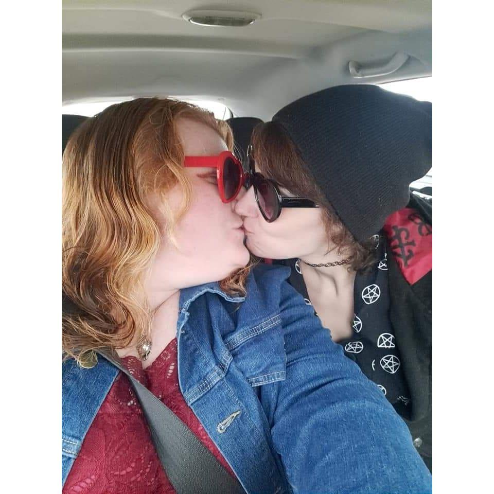 On our way to a date for some good food. We were wearing matching sunglasses that we got at this cute shop in Canton when Bax was getting Cassie's ring resized.