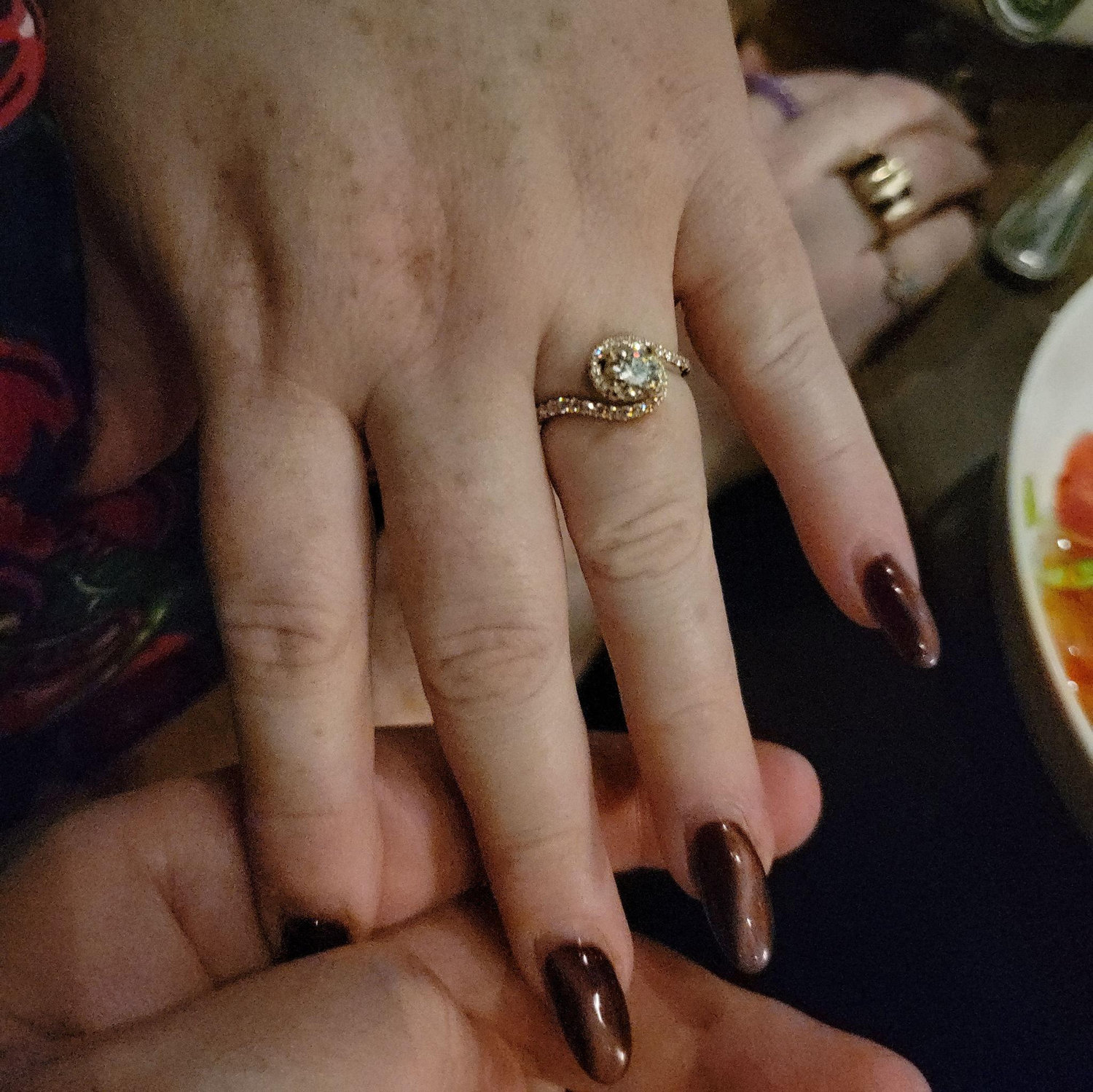 The night of the engagement