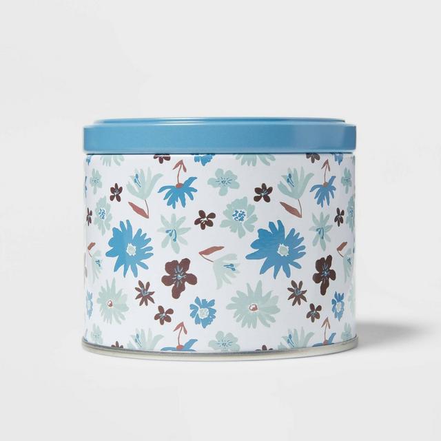 5oz Single Wick Tin Candle Blue - Room Essentials™