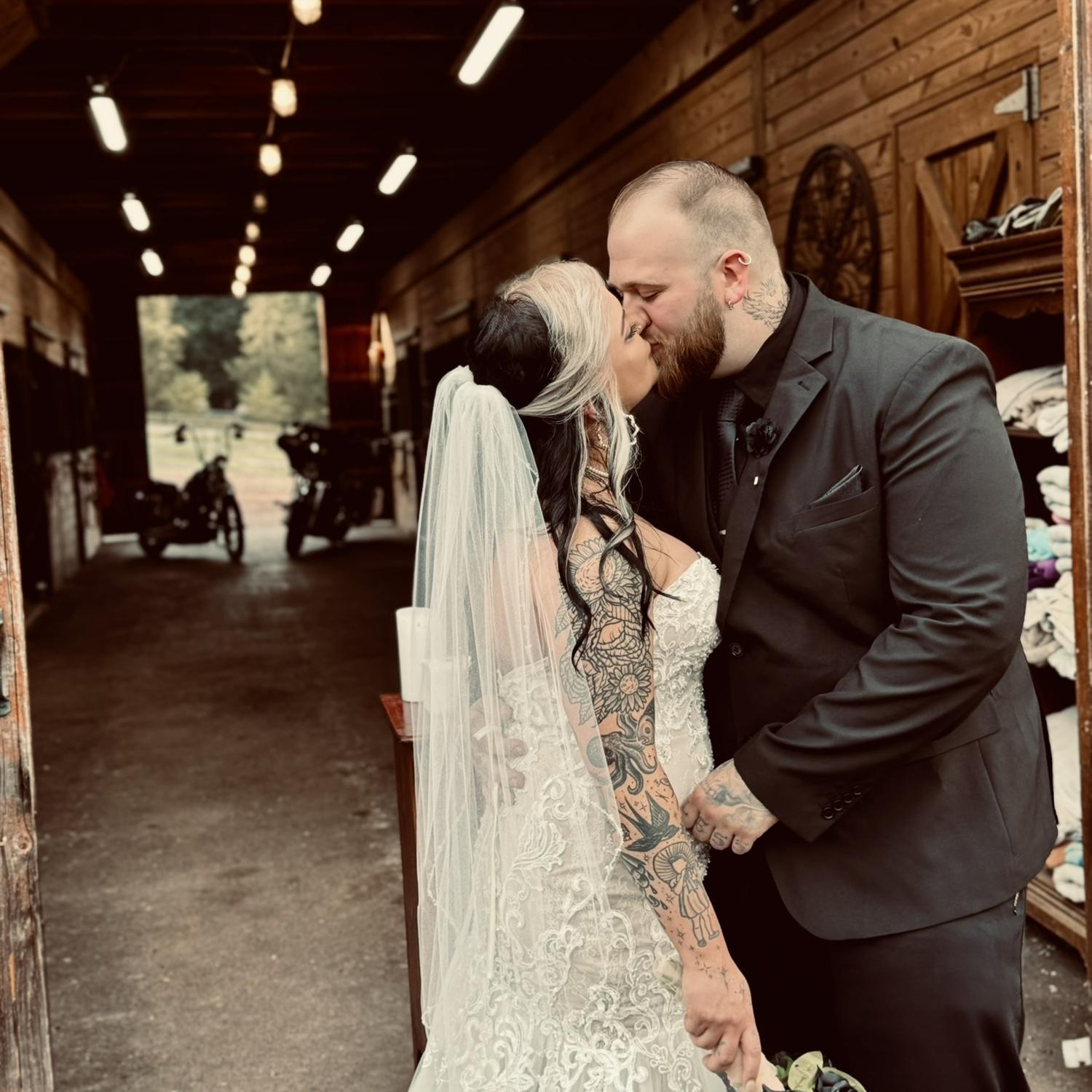 Kissed before the rings, couldn’t help it ;)