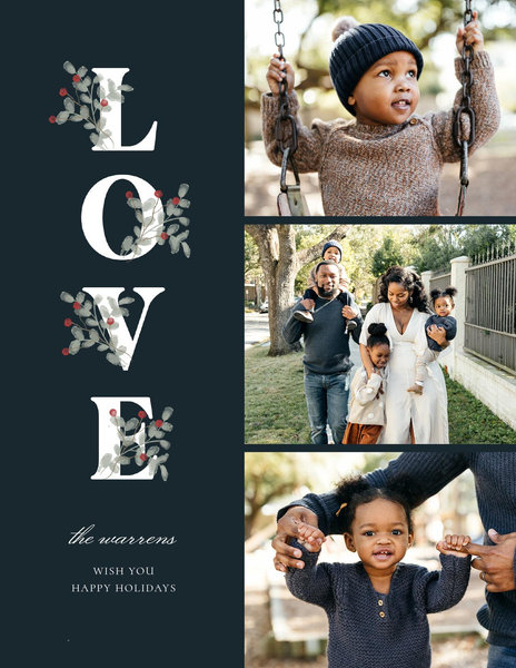 Lewiston | Maroon | Zola Holiday Cards