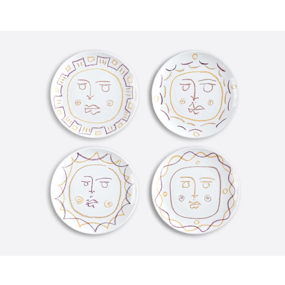 Marinette - assorted dinner plates (Set of 4)