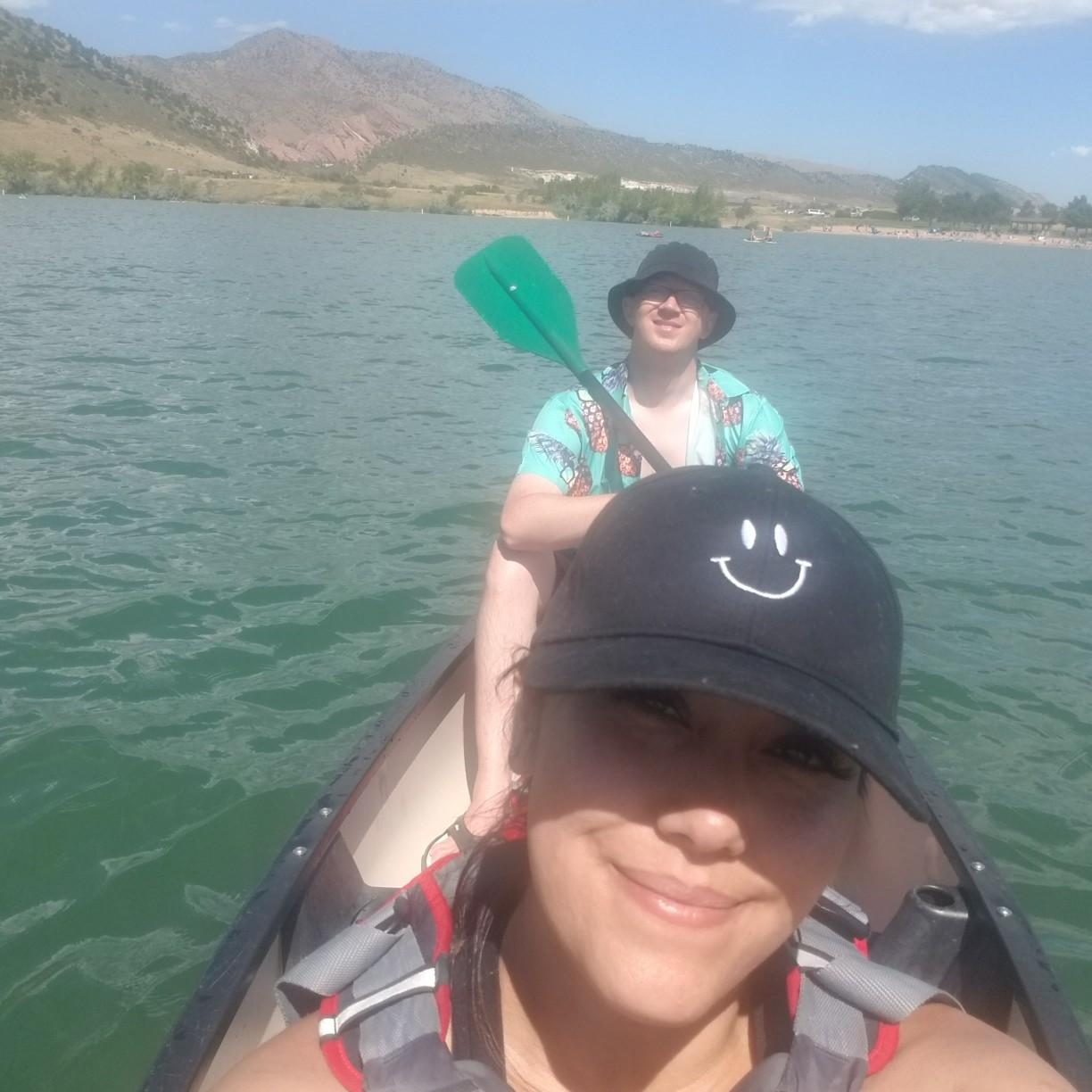 Canoeing at Big Soda Lake