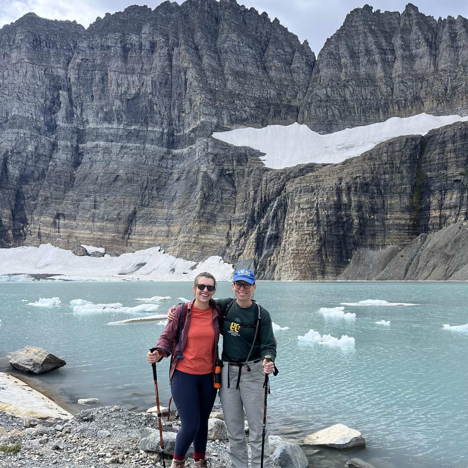 Grinell Glacier in Glacier National Park, Montana