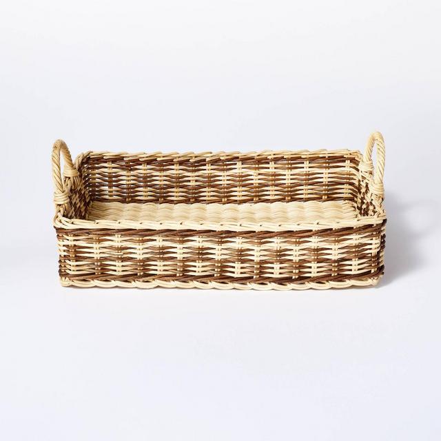 Woven Recta Checker Gathering Tray - Threshold™ designed with Studio McGee